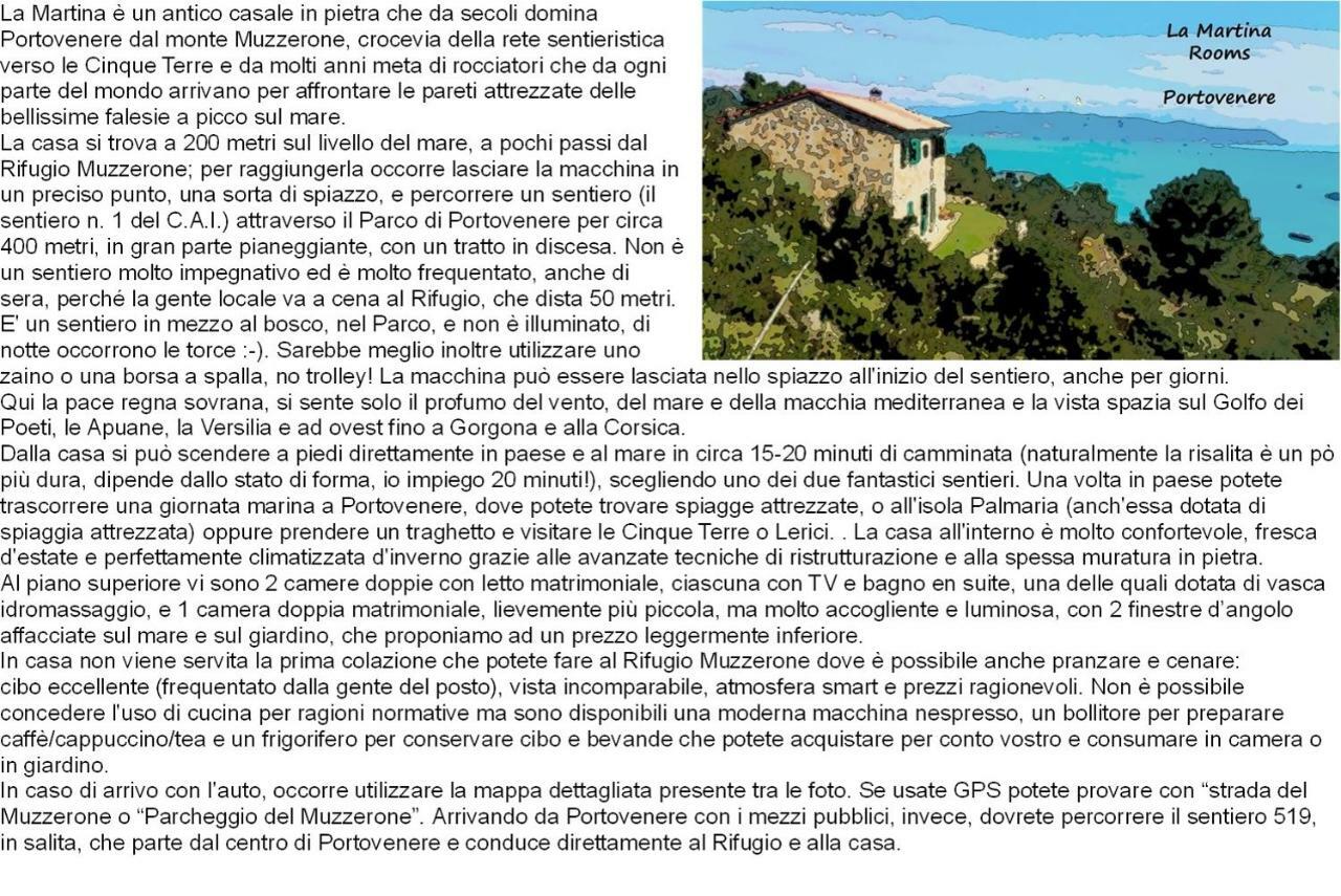 La Martina Portovenere Trekking Cottage Porto Venere Exterior photo